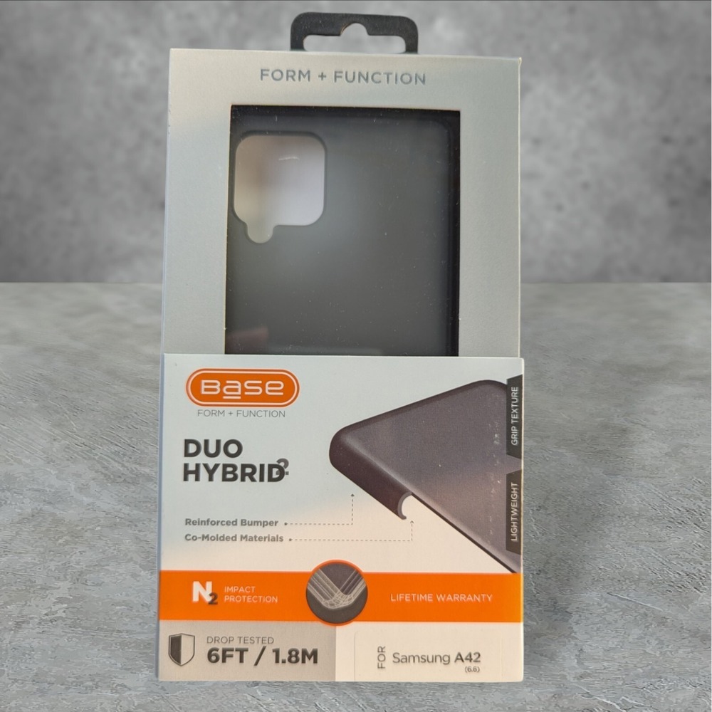 T1. Base Duo‎ Hybrid Case for Samsung A42 In Black